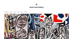 Desktop Screenshot of jacoblewisgallery.com