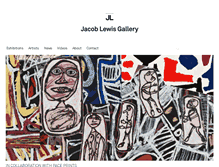 Tablet Screenshot of jacoblewisgallery.com